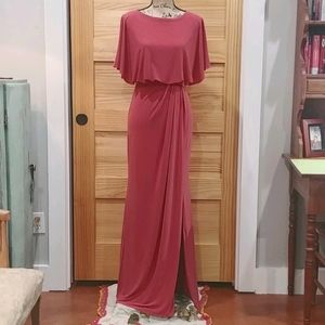 BHLDN Anthro Lena Dress Raspberry